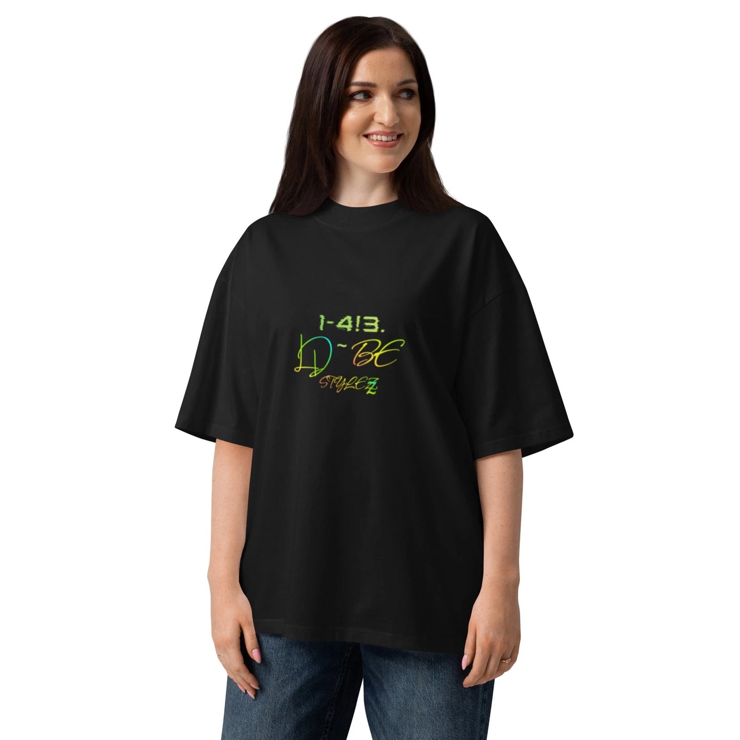 LD~BE oversized high neck t-shirt