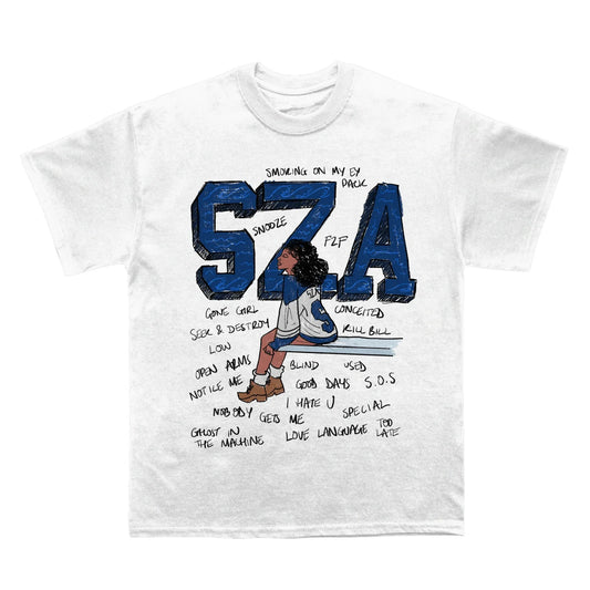 SZA Graphic T Shirt Y2K R&B Music Artist Tee Streetwear Cotton Unisex S-3XL