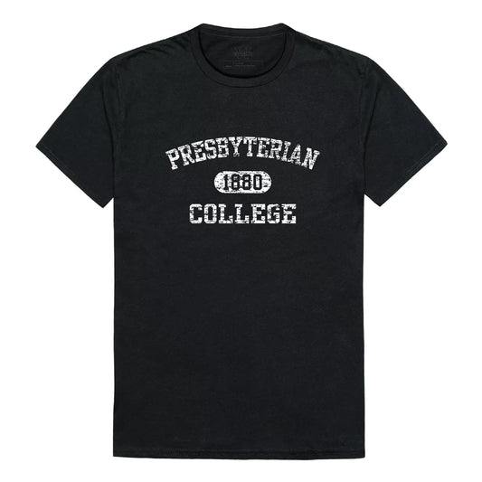 Presbyterian College Blue Hose NCAA Distressed Arch College Tee T Shirt