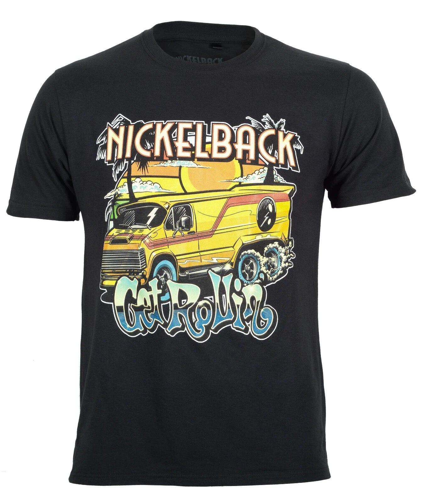 Nickelback T Shirt Get Rollin Black New Official S M L XL XXL