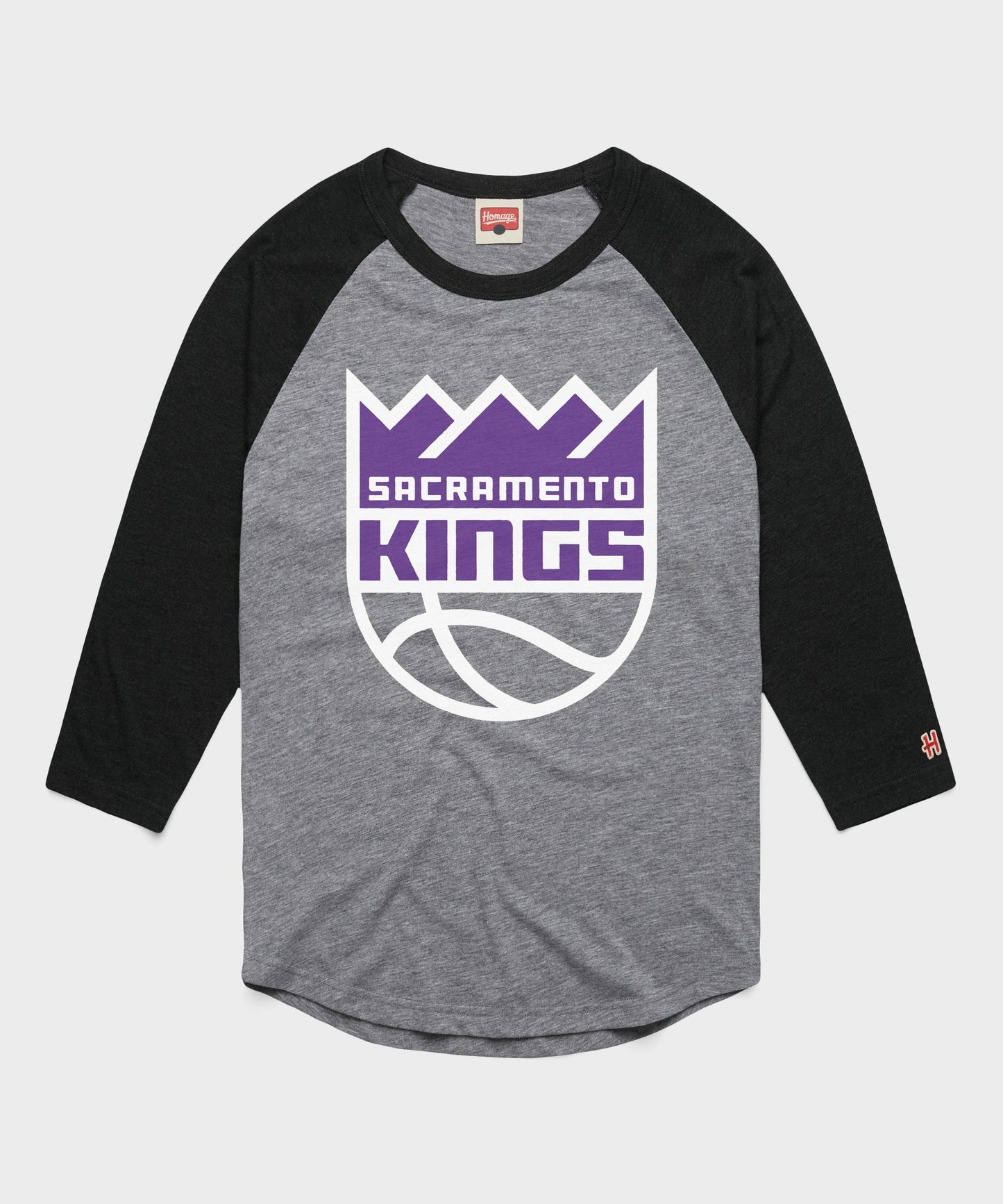 Sacramento Kings Logo Raglan