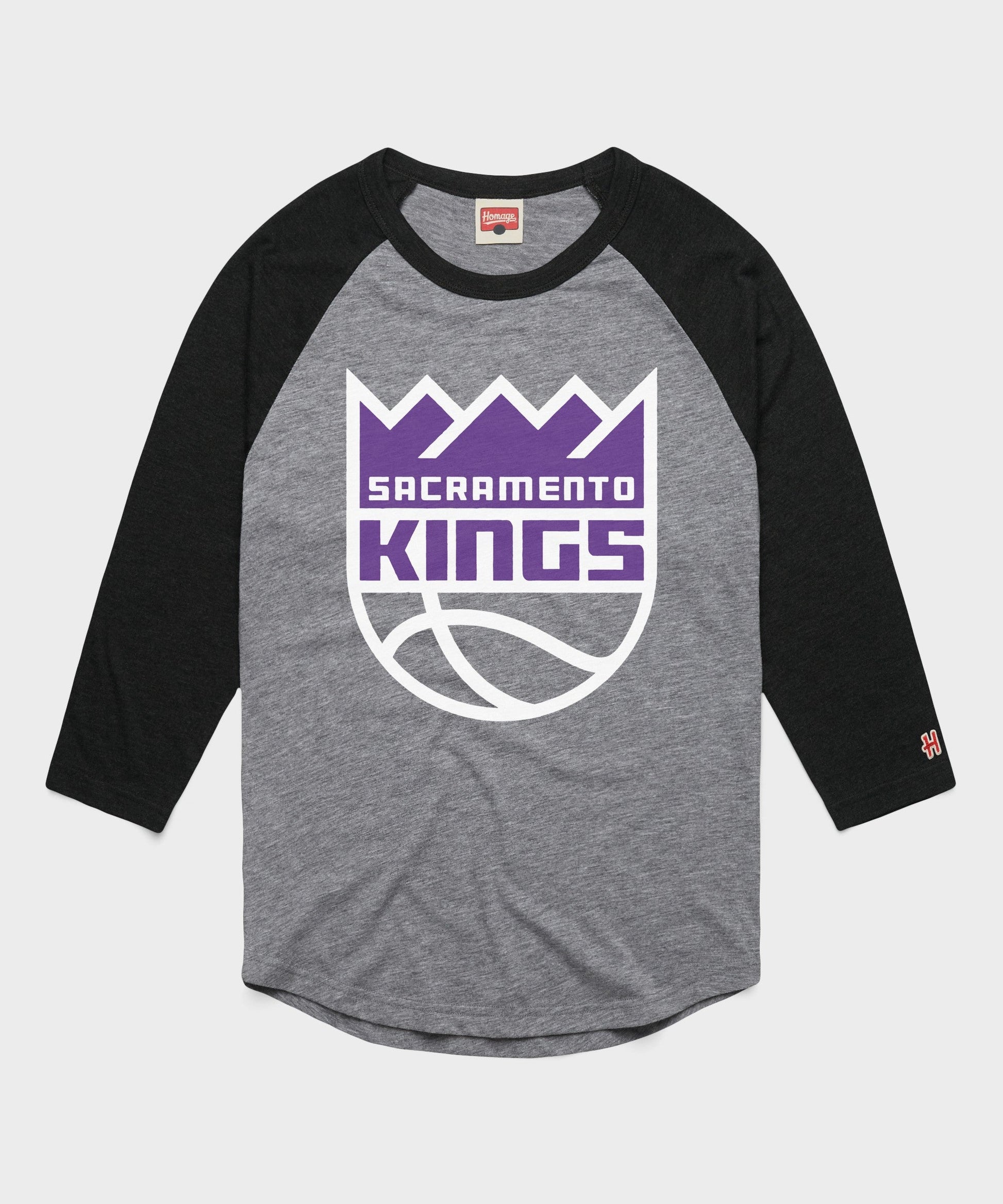 Sacramento Kings Logo Raglan