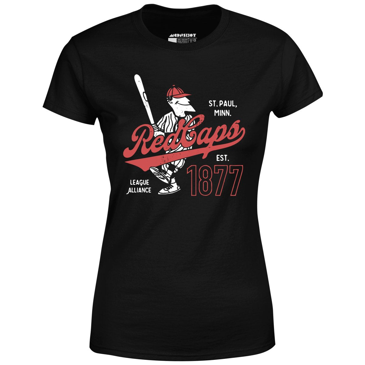 Saint Paul Red Caps - Minnesota - Vintage Defunct Baseball Teams - Women's T-Shirt