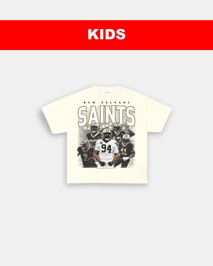 SAINTS ALT - KIDS TEE - clothing by TeeHivey.com (Image 4)