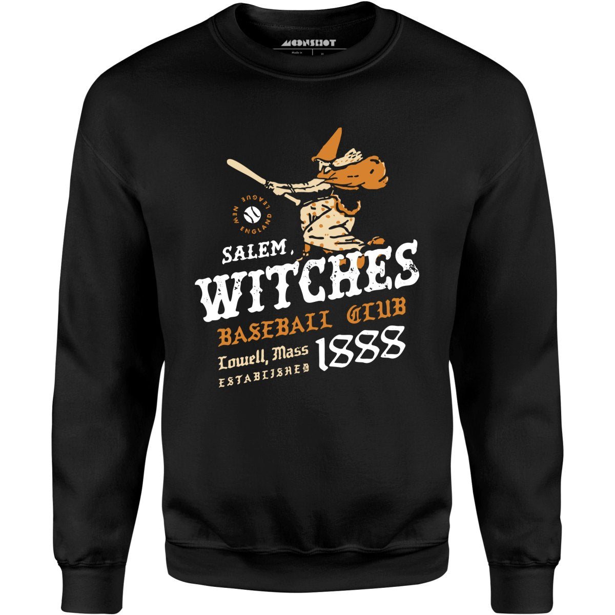 Salem Witches - Massachusetts - Vintage Defunct Baseball Teams - Unisex Sweatshirt
