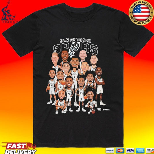 San Antonio Spurs 2026 Playoffs Caricature 2026 T-shirt