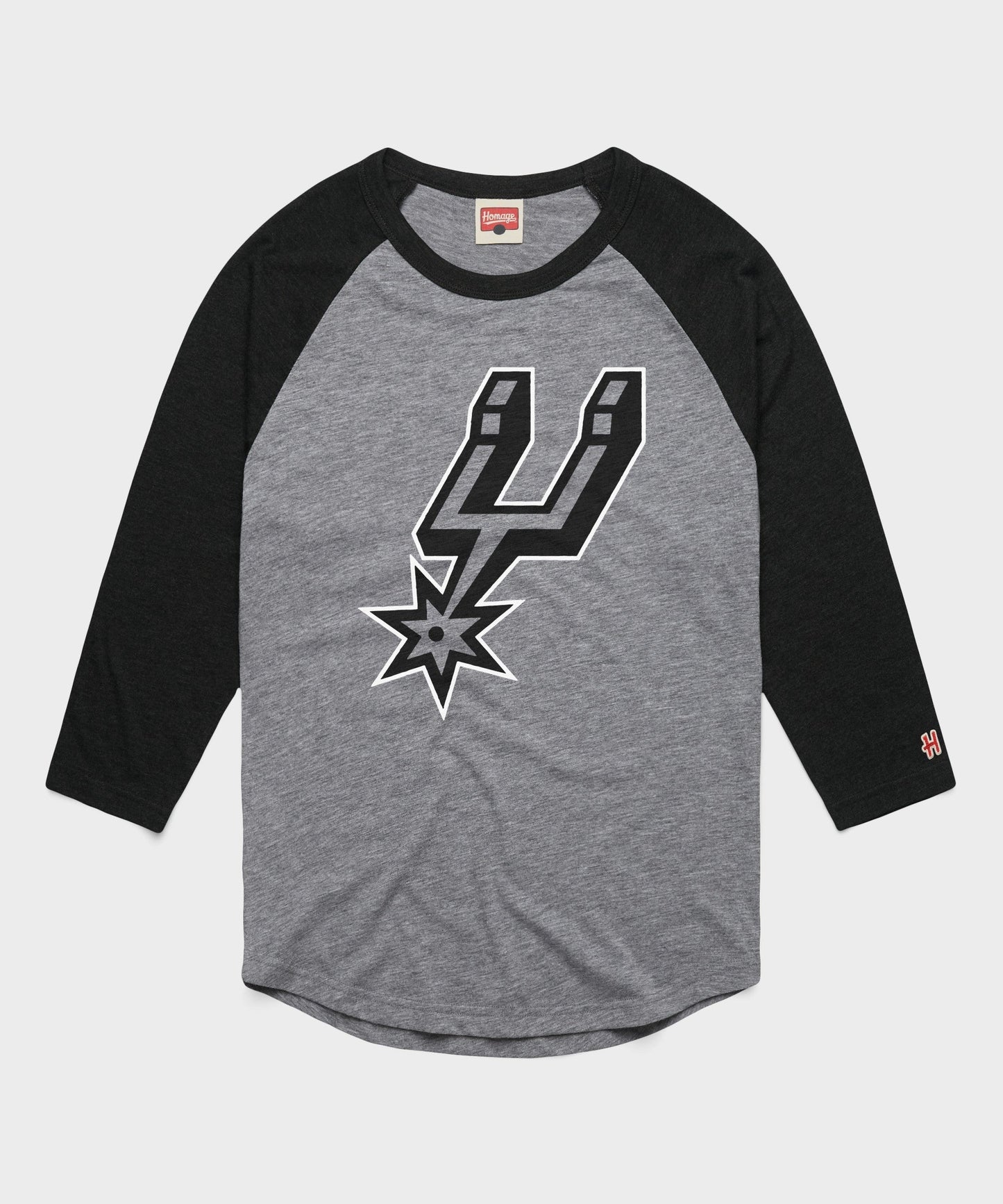San Antonio Spurs Logo Raglan