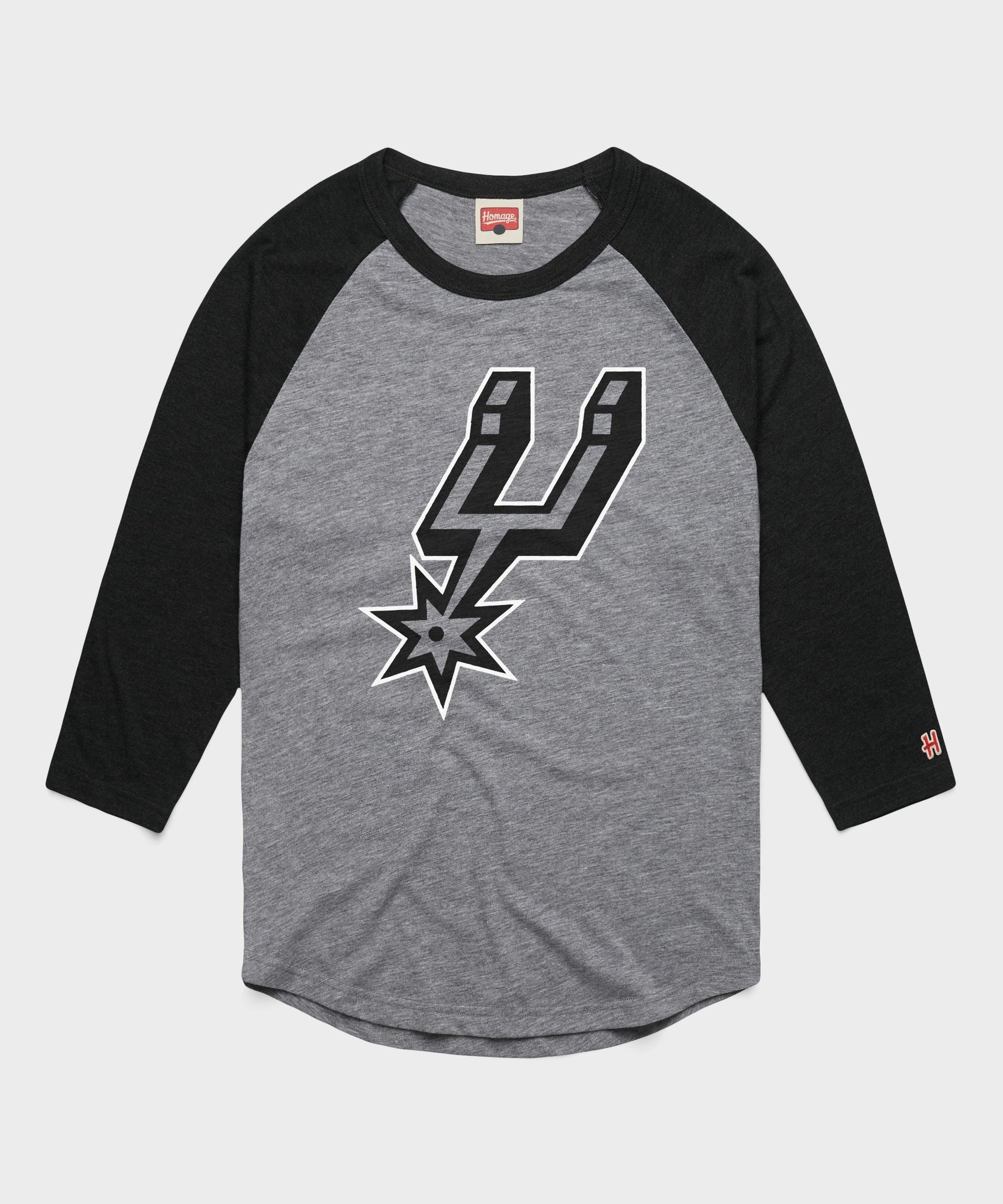 San Antonio Spurs Logo Raglan