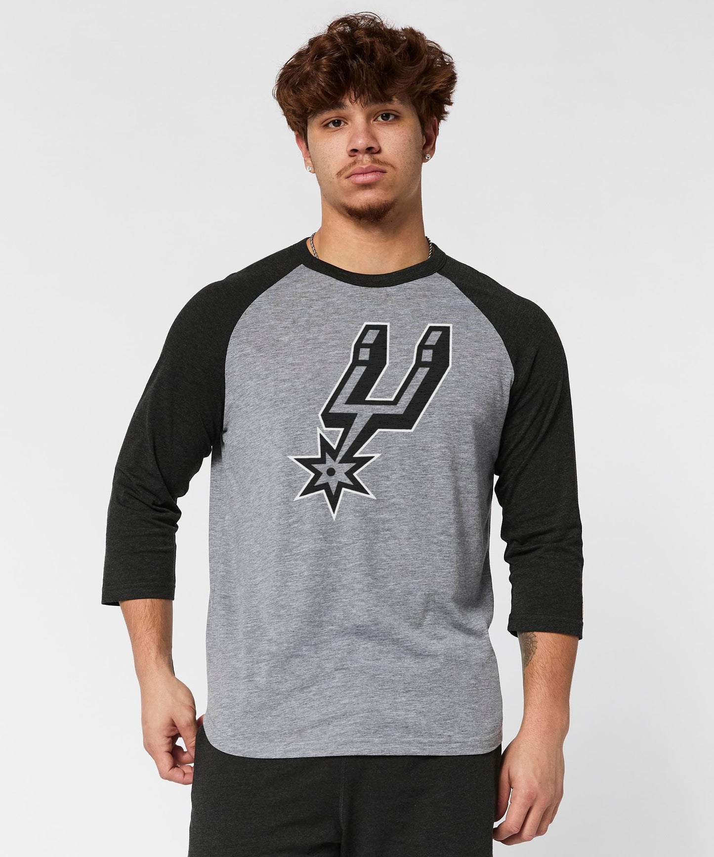 San Antonio Spurs Logo Raglan