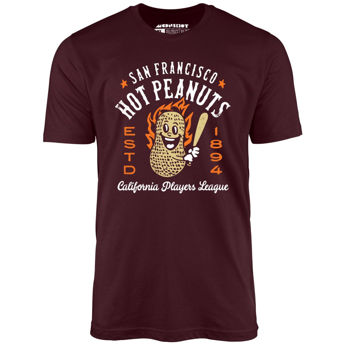 San Francisco Hot Peanuts - California - Vintage Defunct Baseball Teams - Unisex T-Shirt