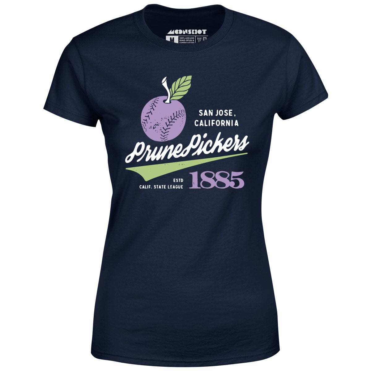 San Jose Prune Pickers - California - Vintage Defunct Baseball Teams - Women's T-Shirt