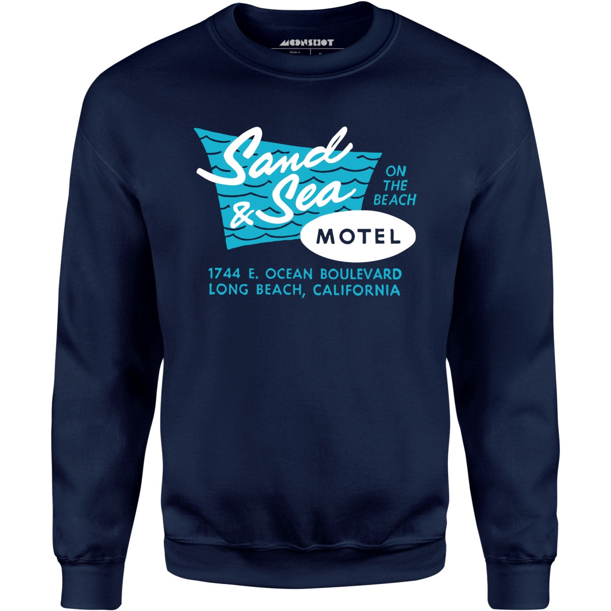 Sand & Sea Motel - Long Beach, CA - Vintage Motel - Unisex Sweatshirt