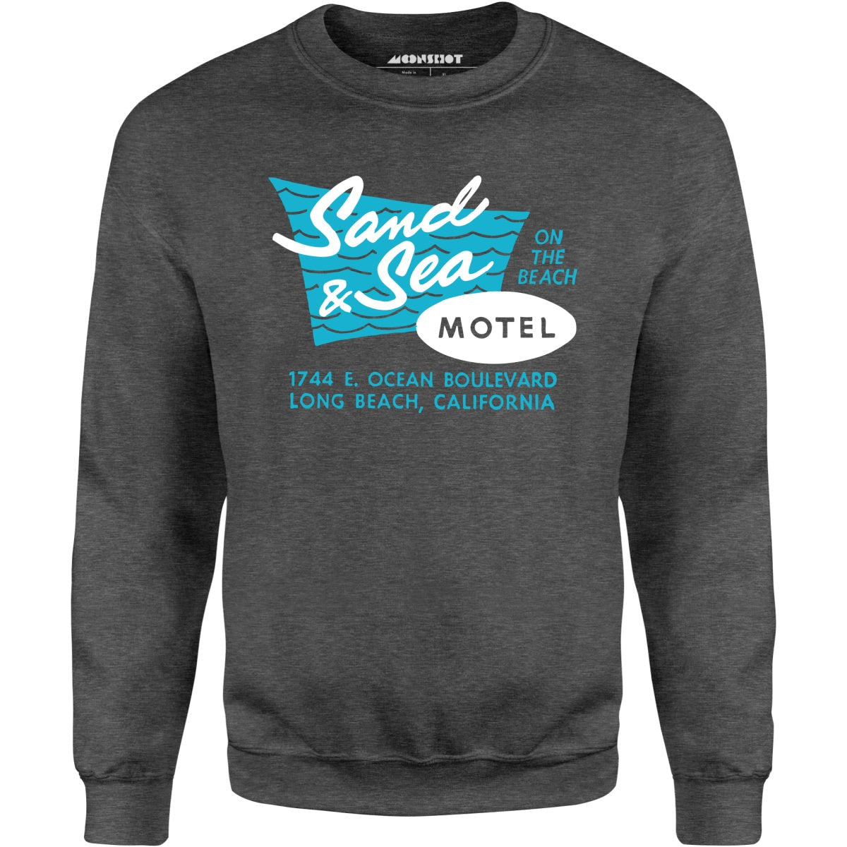 Sand & Sea Motel - Long Beach, CA - Vintage Motel - Unisex Sweatshirt