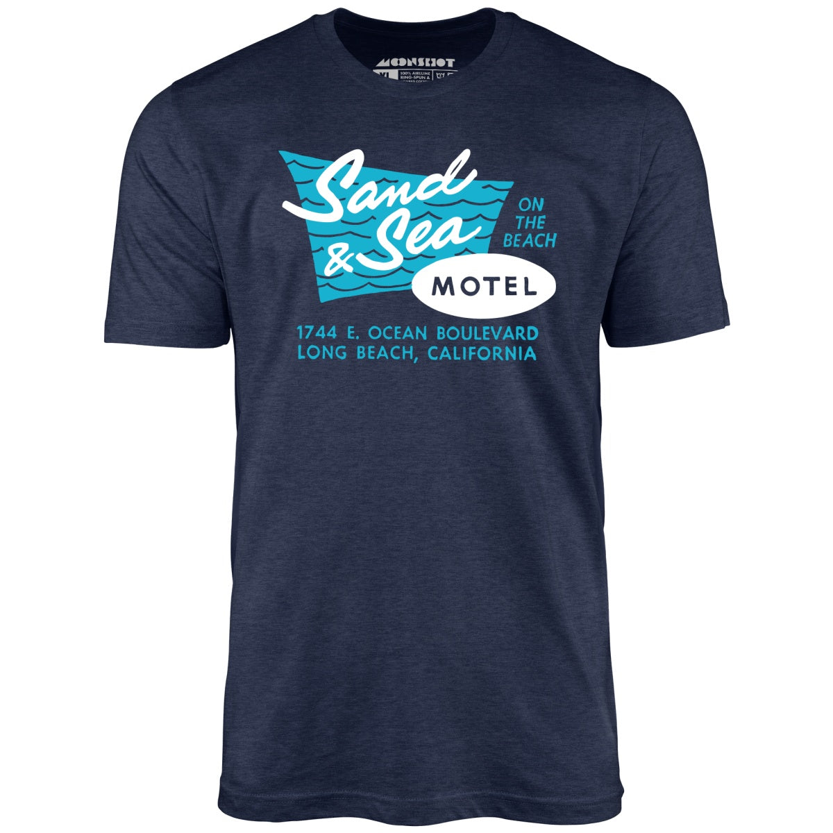 Sand & Sea Motel - Long Beach, CA - Vintage Motel - Unisex T-Shirt