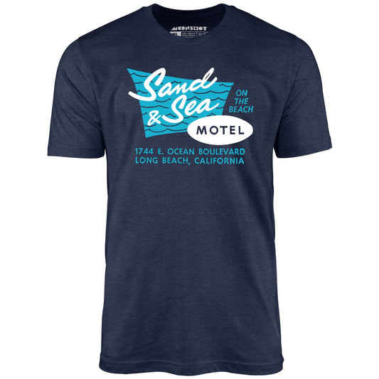 Sand & Sea Motel - Long Beach, CA - Vintage Motel - Unisex T-Shirt