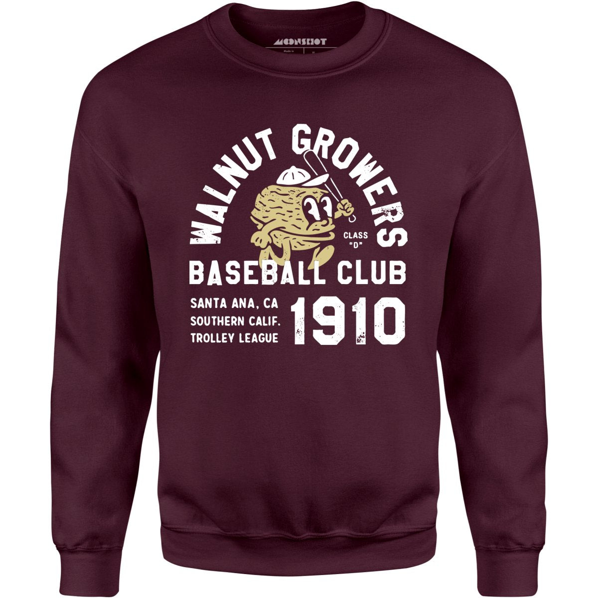 Santa Ana Walnut Growers - California - Vintage Defunct Baseball Teams - Unisex Sweatshirt