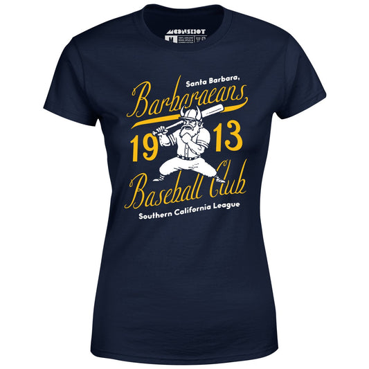 Santa Barbara Barbaraeans - California - Vintage Defunct Baseball Teams - Women's T-Shirt