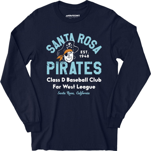 Santa Rosa Pirates - California - Vintage Defunct Baseball Teams - Long Sleeve T-Shirt