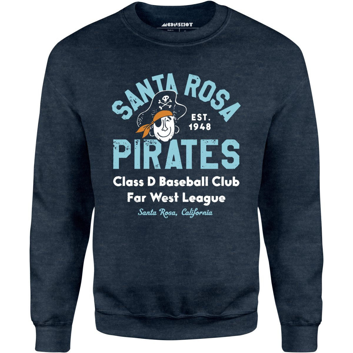 Santa Rosa Pirates - California - Vintage Defunct Baseball Teams - Unisex Sweatshirt