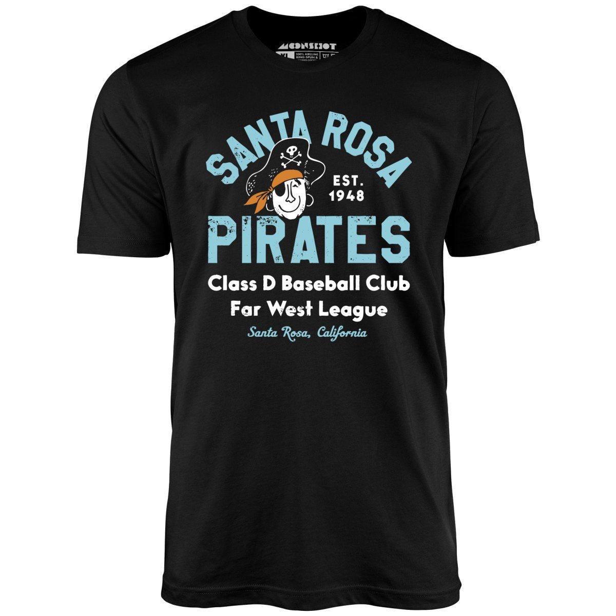Santa Rosa Pirates - California - Vintage Defunct Baseball Teams - Unisex T-Shirt