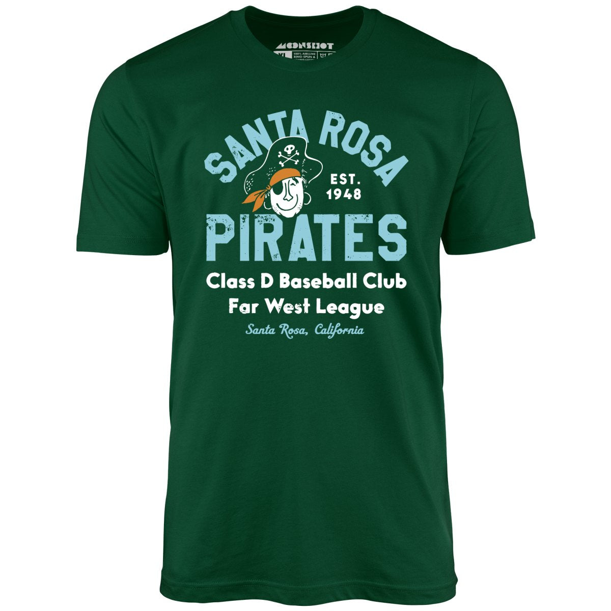 Santa Rosa Pirates - California - Vintage Defunct Baseball Teams - Unisex T-Shirt