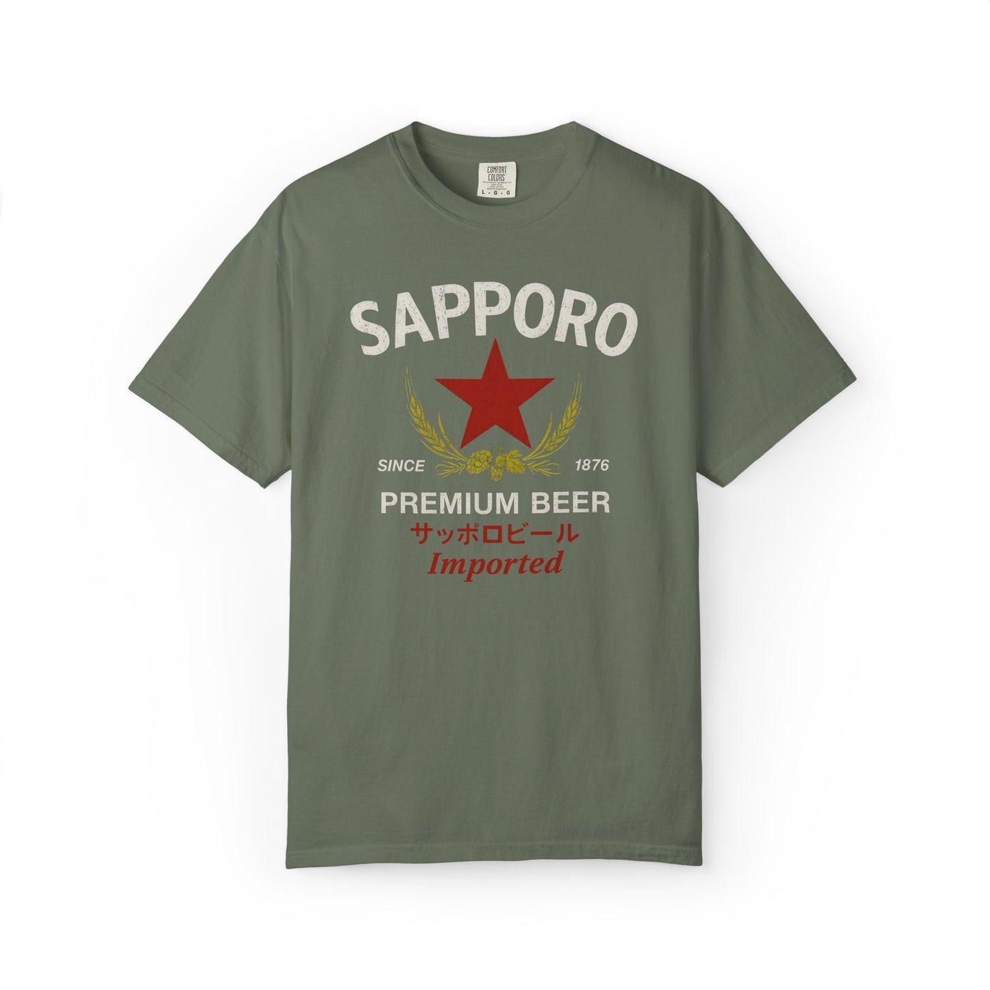 Sapporo Beer Vintage Unisex Tee - Retro Design