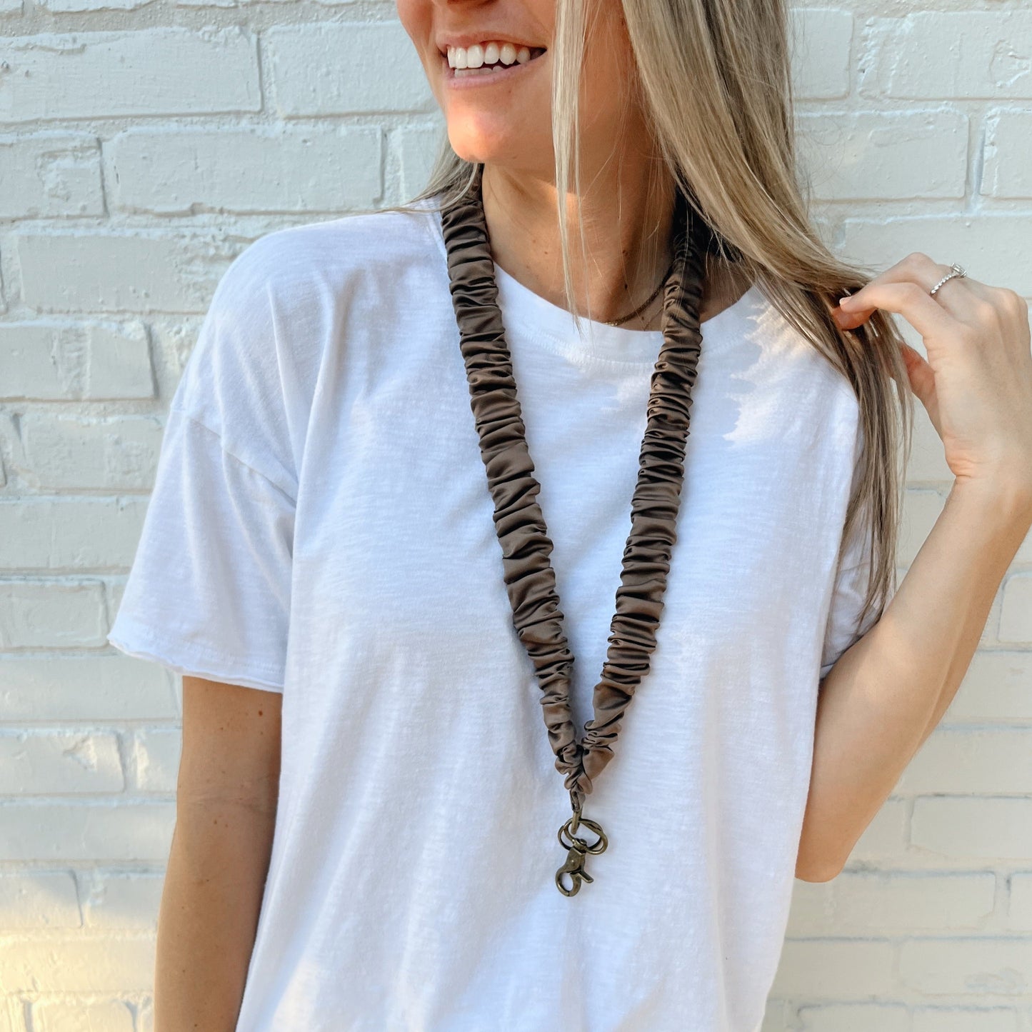 Dark Brown Lanyard - clothing by TeeHivey.com (Image 1)