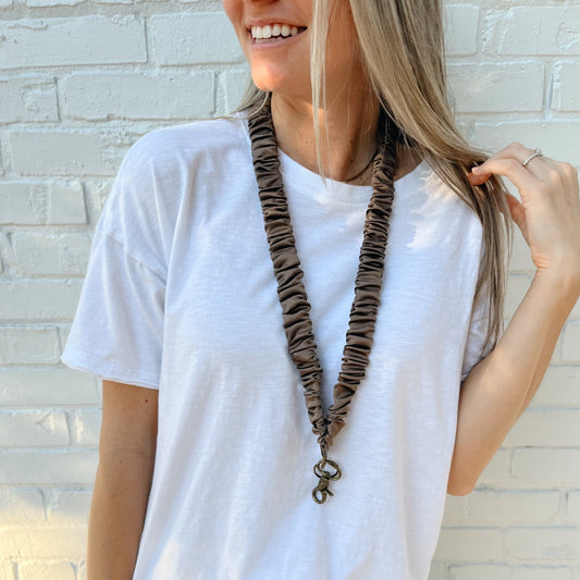 Dark Brown Lanyard - clothing by TeeHivey.com (Image 1)