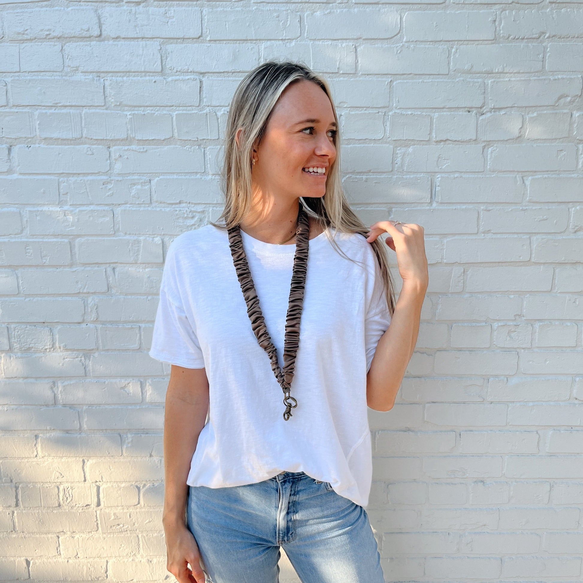 Dark Brown Lanyard - clothing by TeeHivey.com (Image 3)