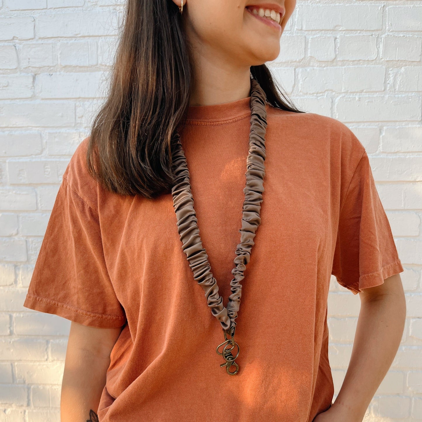 Dark Brown Lanyard - clothing by TeeHivey.com (Image 2)