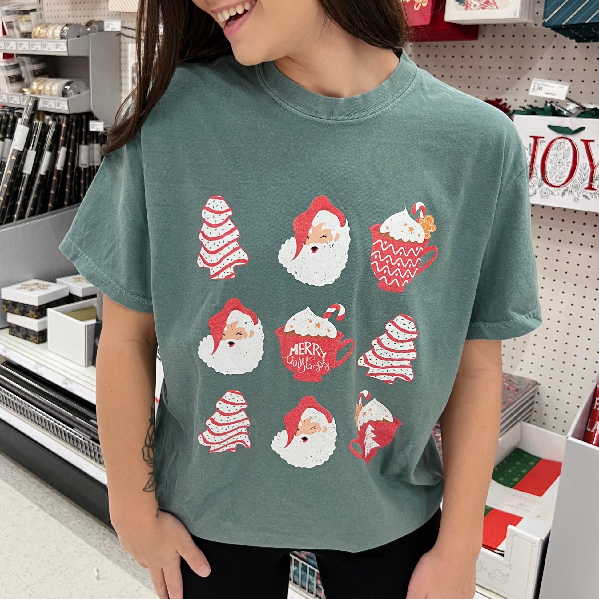 Christmas Tree Cake Santa - clothing by TeeHivey.com (Image 1)