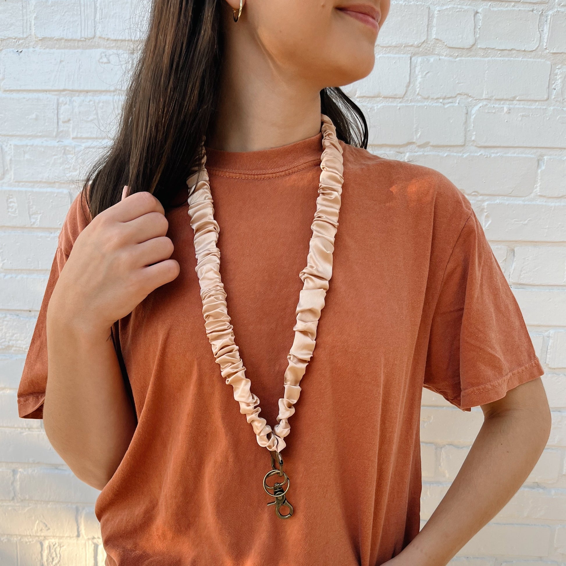Tan Lanyard - clothing by TeeHivey.com (Image 2)