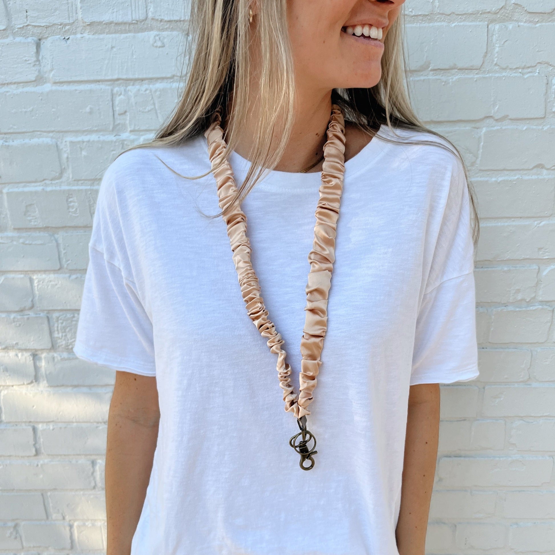 Tan Lanyard - clothing by TeeHivey.com (Image 1)
