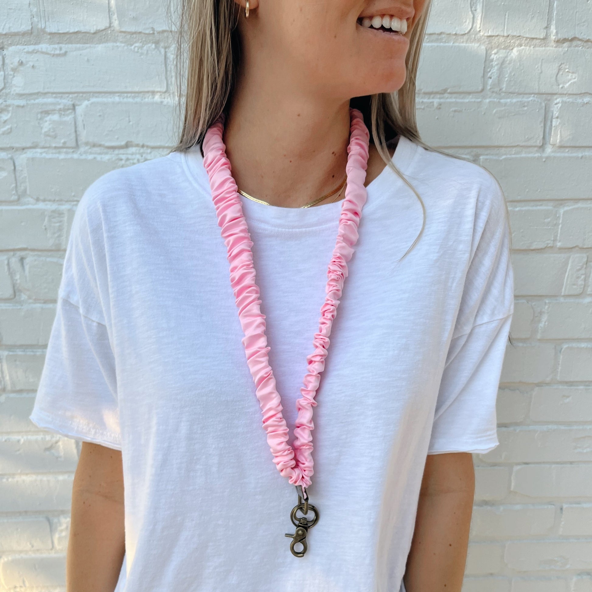 Pale Pink Lanyard - clothing by TeeHivey.com (Image 1)