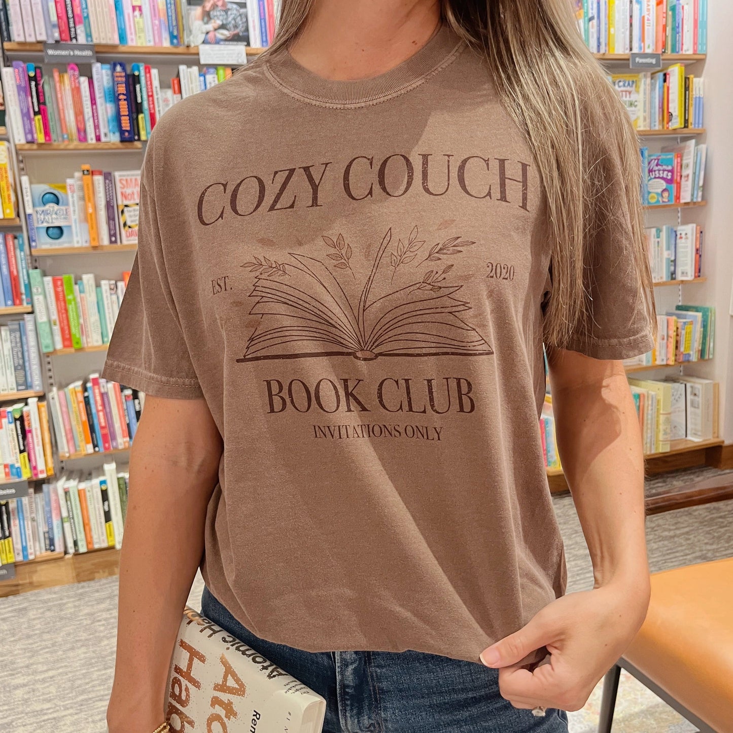 Cozy Couch Book Club - clothing by TeeHivey.com (Image 2)