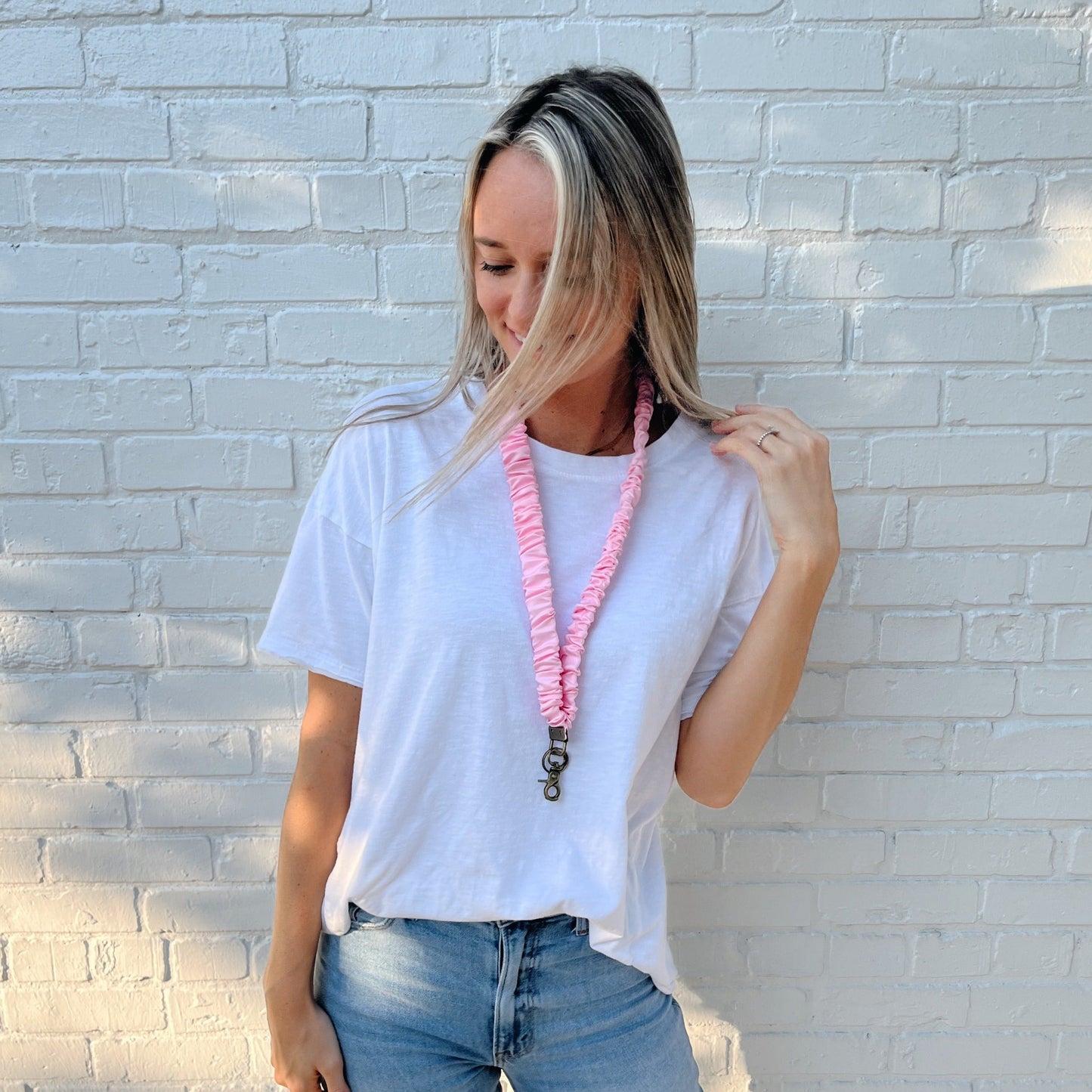 Pale Pink Lanyard - clothing by TeeHivey.com (Image 2)