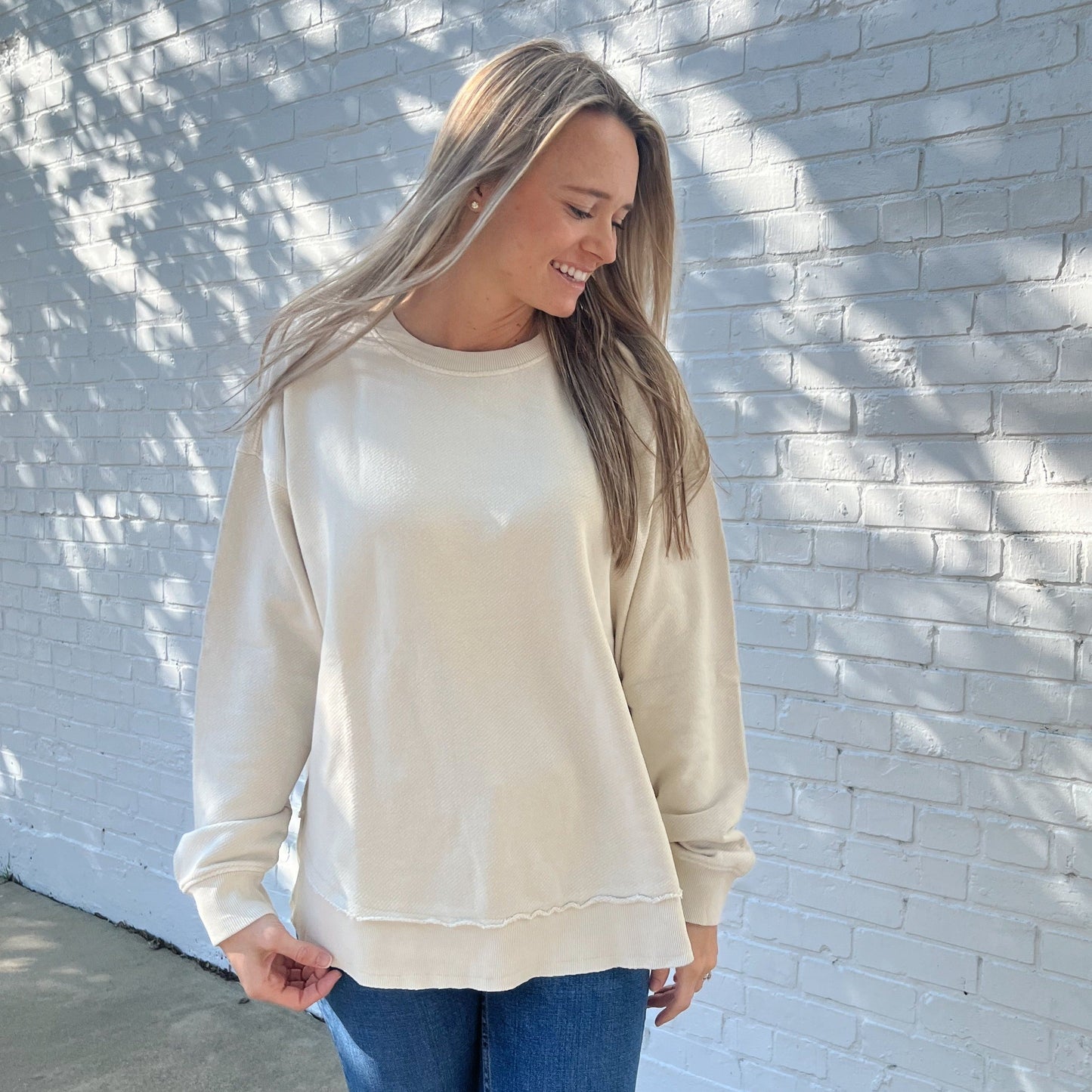 Tapioca Oversized Terry Poncho - clothing by TeeHivey.com (Image 1)