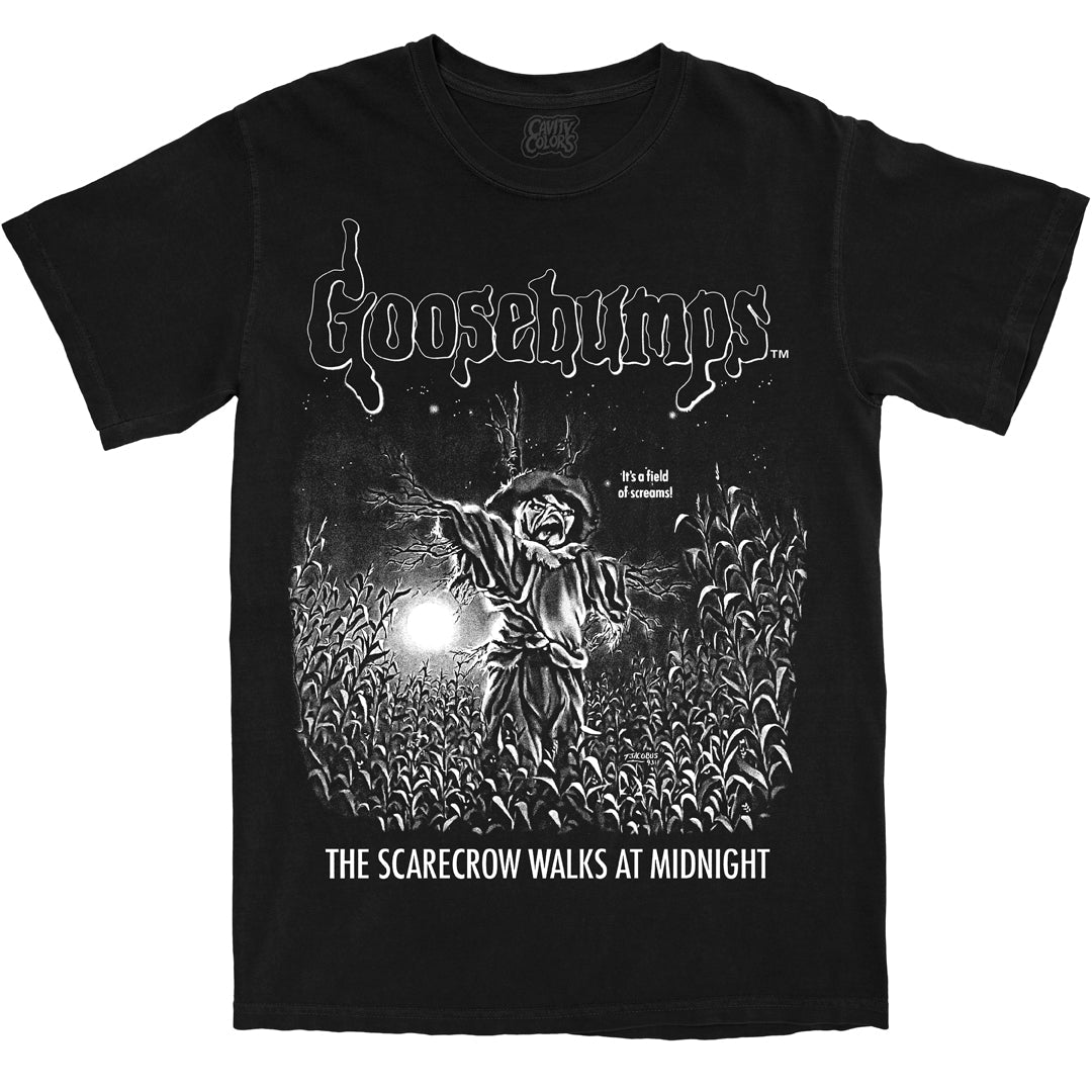 GOOSEBUMPS: FIELD OF SCREAMS - T-SHIRT - GLOW IN THE DARK (COMFORT COLORS)