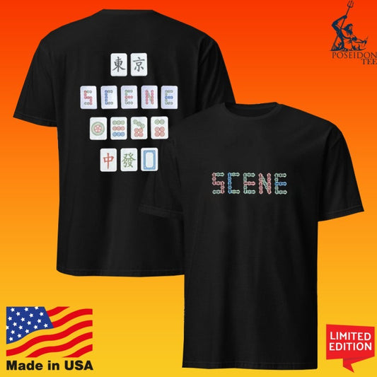 Scene By Ice Fire Scene Mahjong T-shirt