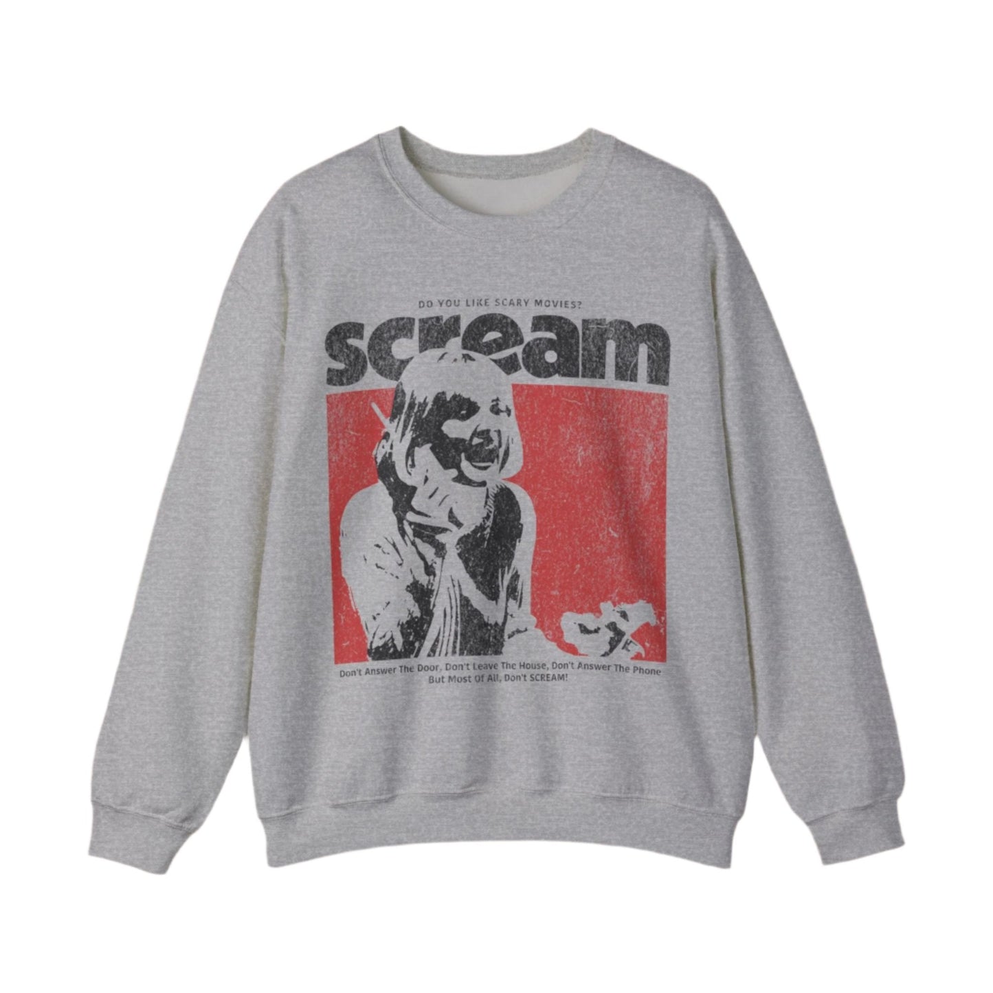 Scream Retro Horror Sweatshirt.