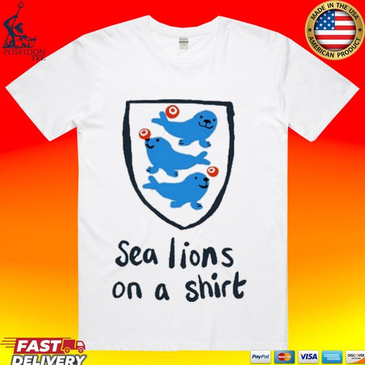 Sea Lions On A T-shirt