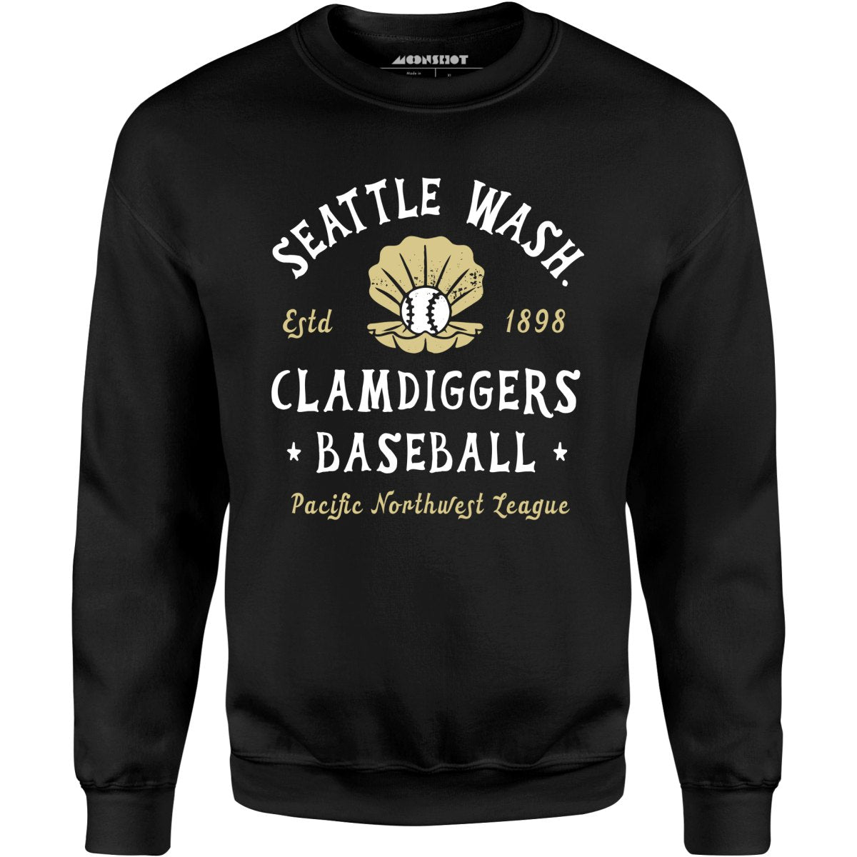 Seattle Clamdiggers - Washington - Vintage Defunct Baseball Teams - Unisex Sweatshirt