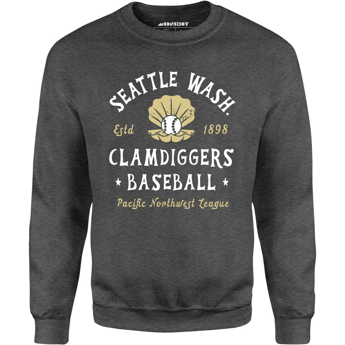 Seattle Clamdiggers - Washington - Vintage Defunct Baseball Teams - Unisex Sweatshirt