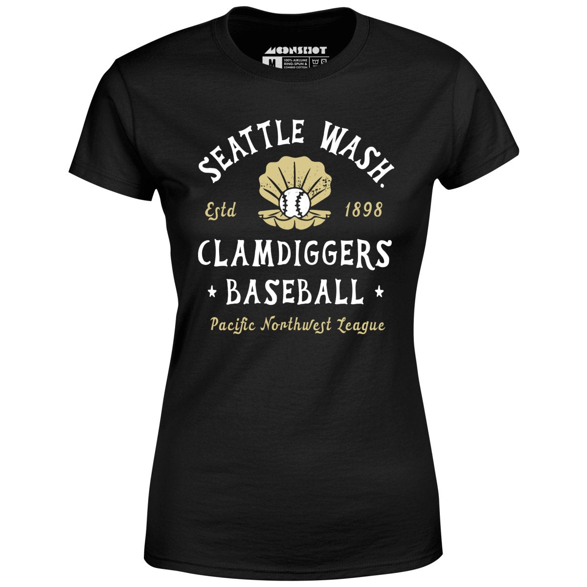 Seattle Clamdiggers - Washington - Vintage Defunct Baseball Teams - Women's T-Shirt
