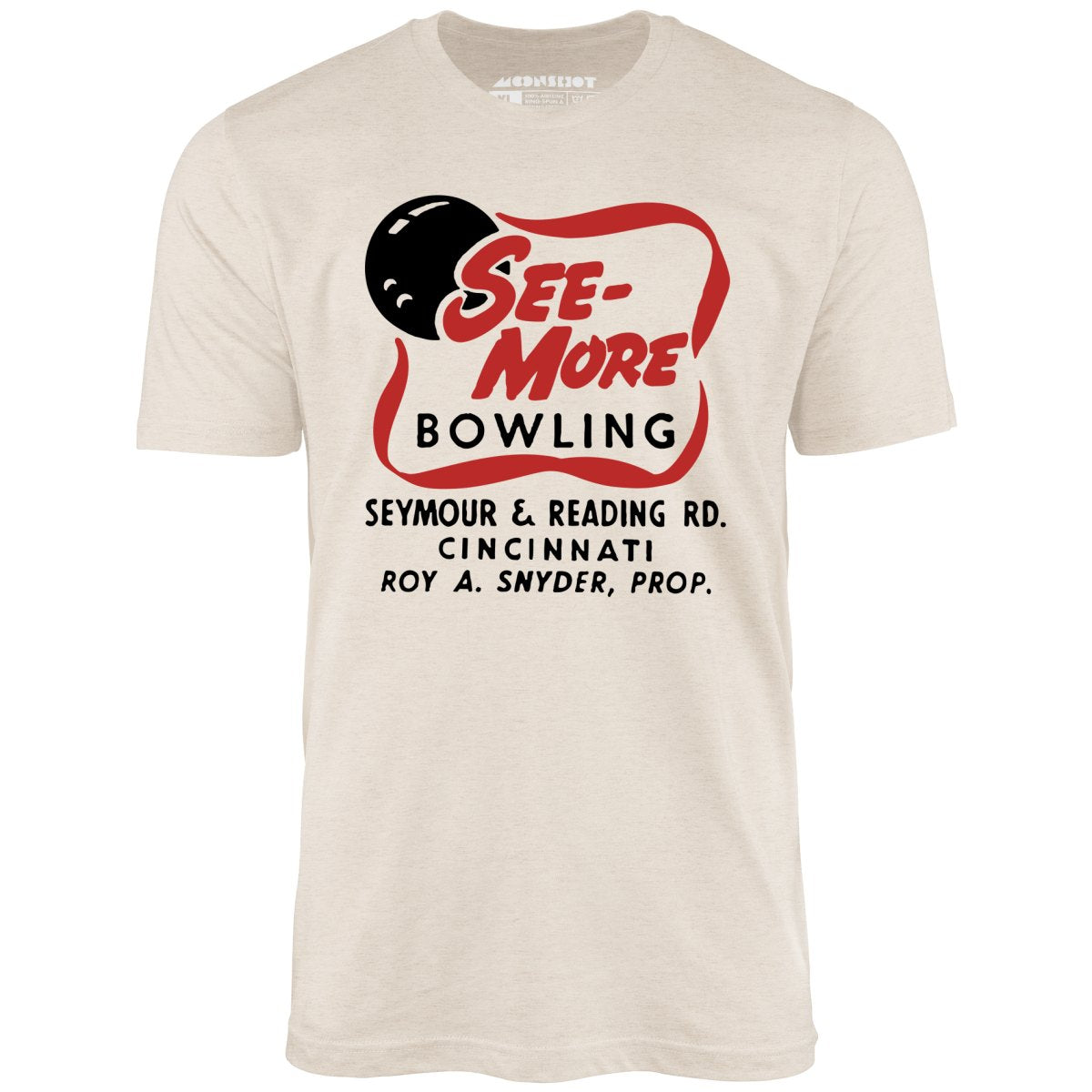 See-More Bowling - Cincinnati, OH - Vintage Bowling Alley - Unisex T-Shirt