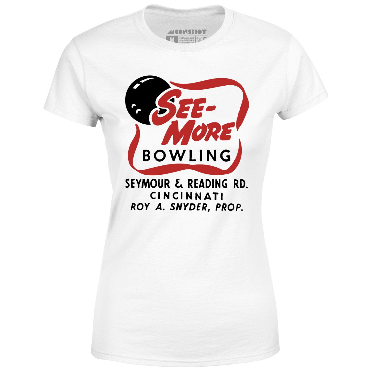 See-More Bowling - Cincinnati, OH - Vintage Bowling Alley - Women's T-Shirt