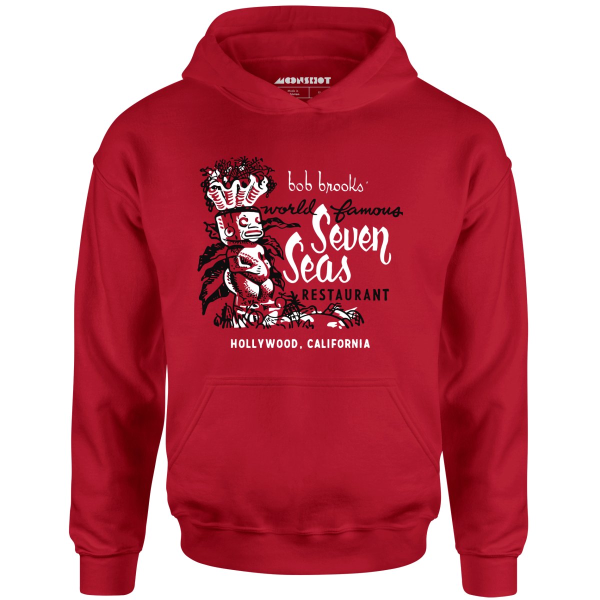 Seven Seas - Hollywood, CA - Vintage Tiki Bar - Unisex Hoodie