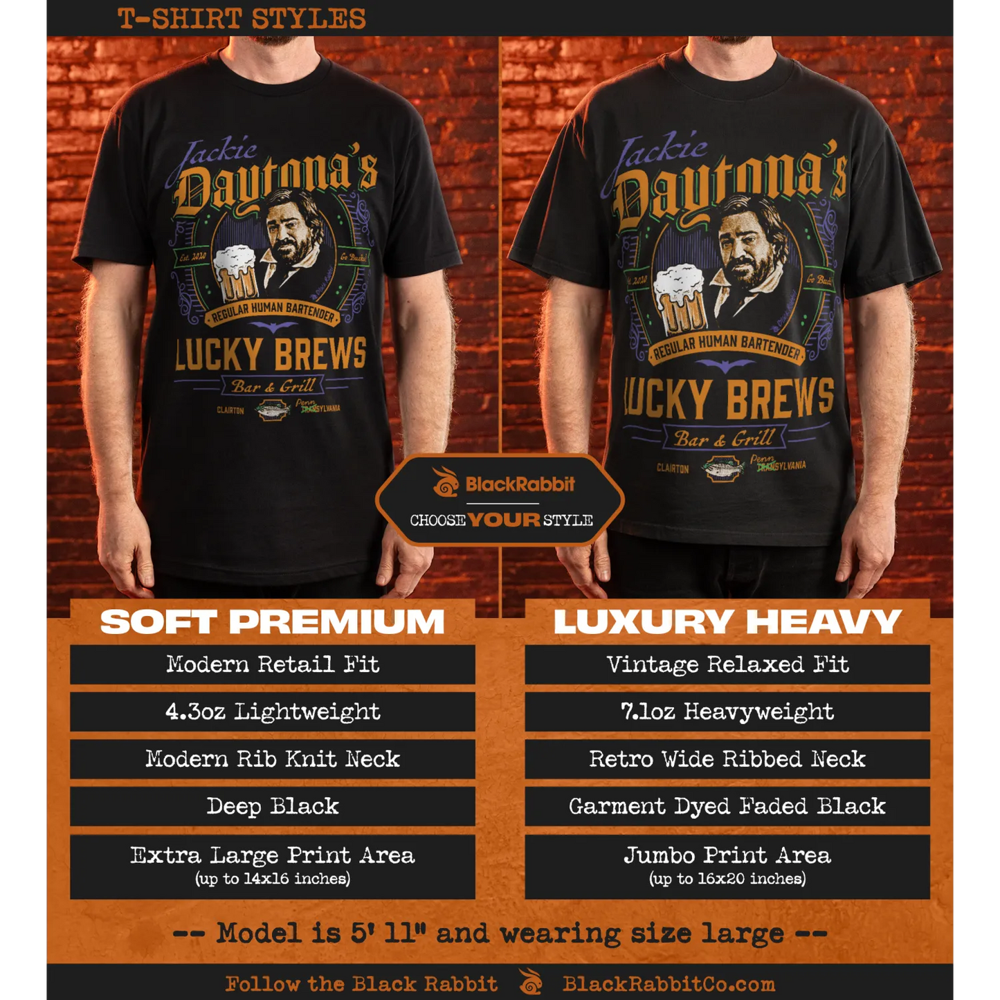 What We Do In The Shadows Jackie Daytona Regular Human Bartender Lucky Brews Retro Vintage Unisex Classic T-Shirt