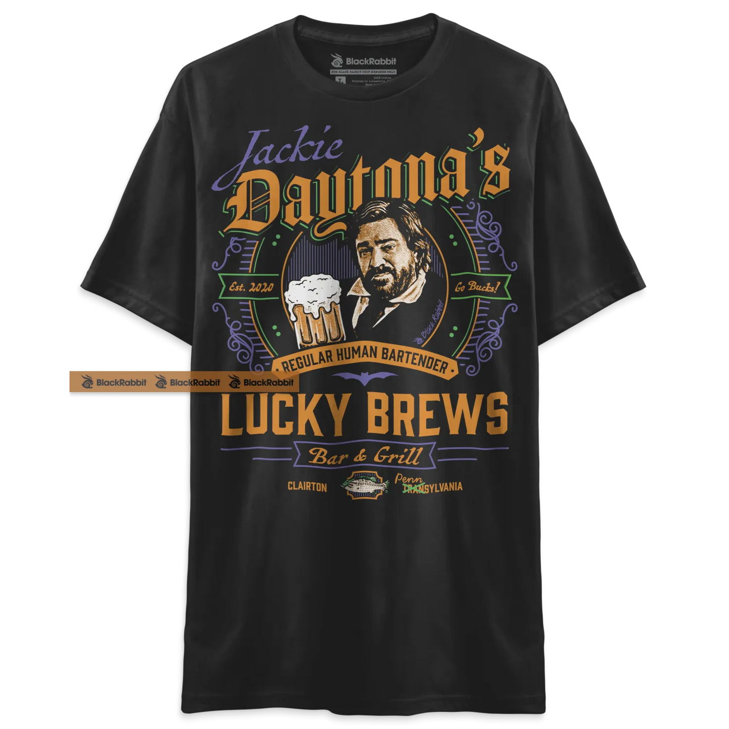 What We Do In The Shadows Jackie Daytona Regular Human Bartender Lucky Brews Retro Vintage Unisex Classic T-Shirt