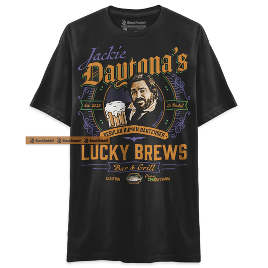What We Do In The Shadows Jackie Daytona Regular Human Bartender Lucky Brews Retro Vintage Unisex Classic T-Shirt